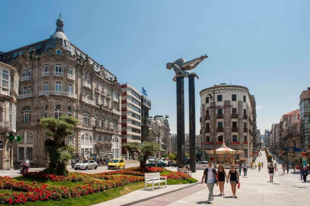 Vivienda Proxima A La Puerta Del Sol Vigo Lägenhet Exteriör bild